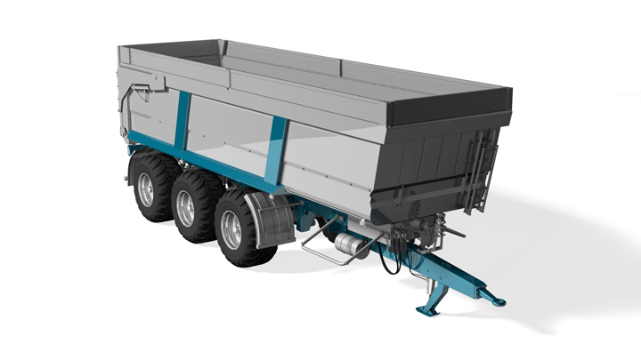 Vagn med Strenx® konstruktionsstål