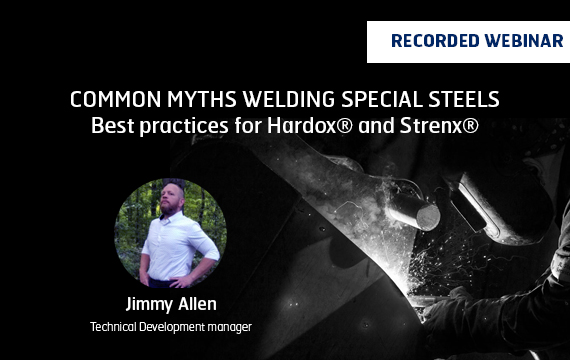 Hardox and Strenx welding banner