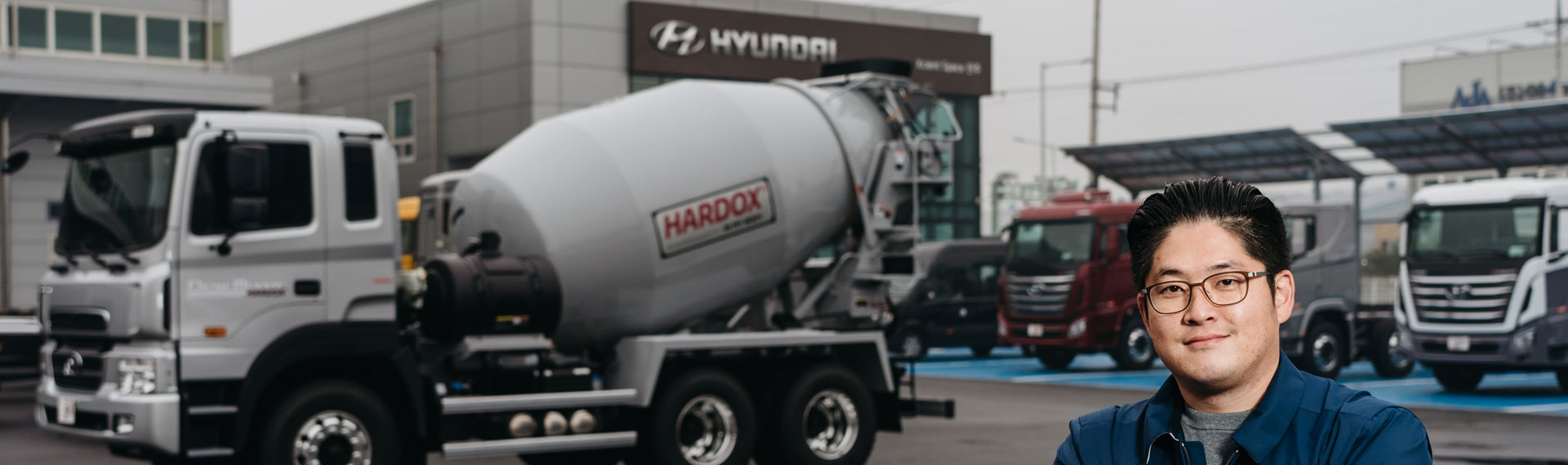 Successful concrete mixer design for Hyundai Motor