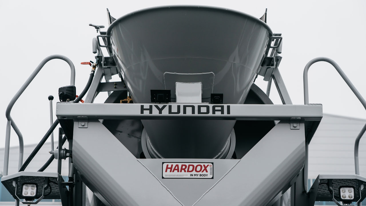 Successful concrete mixer design for Hyundai Motor