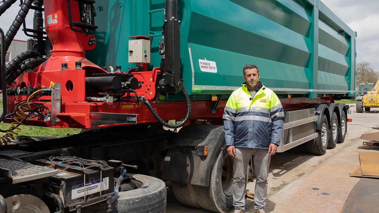 M. Torre extends lifespan of tipper bodies by up to 30% with Hardox 500 Tuf steel