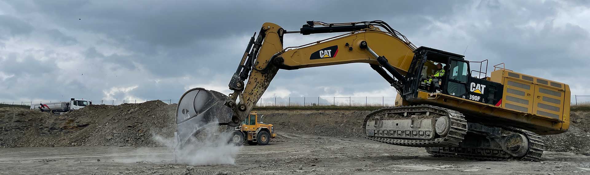 Robuste et résistante à l’usure, la nouvelle pelle excavatrice est conçue pour les conditions d’utilisation les plus rudes.