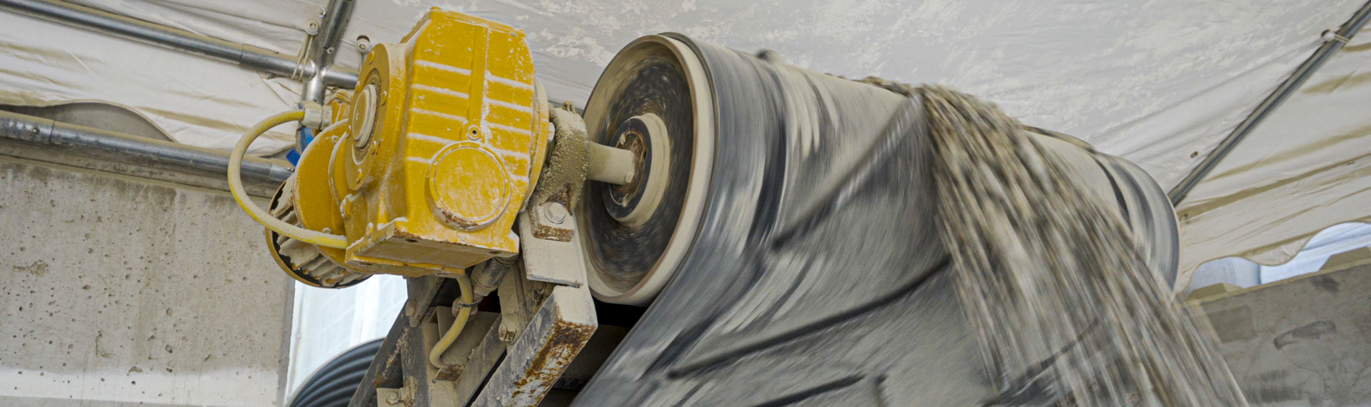 A Hardox® 500 steel core makes it possible to recycle cement at Smart Circular Products
