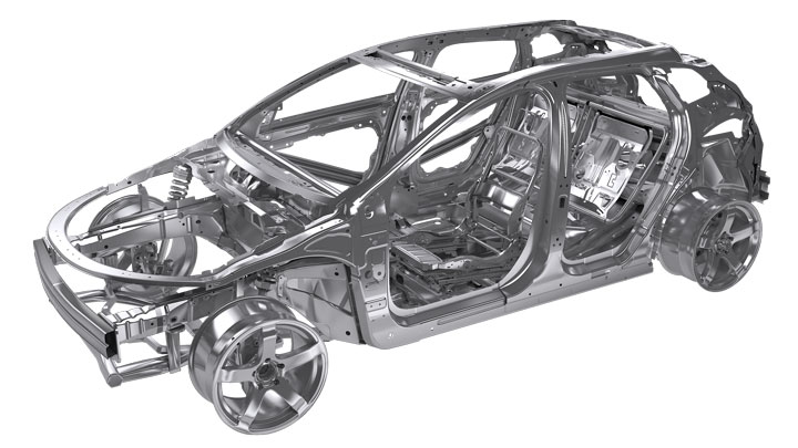 High-strength steel for big parts