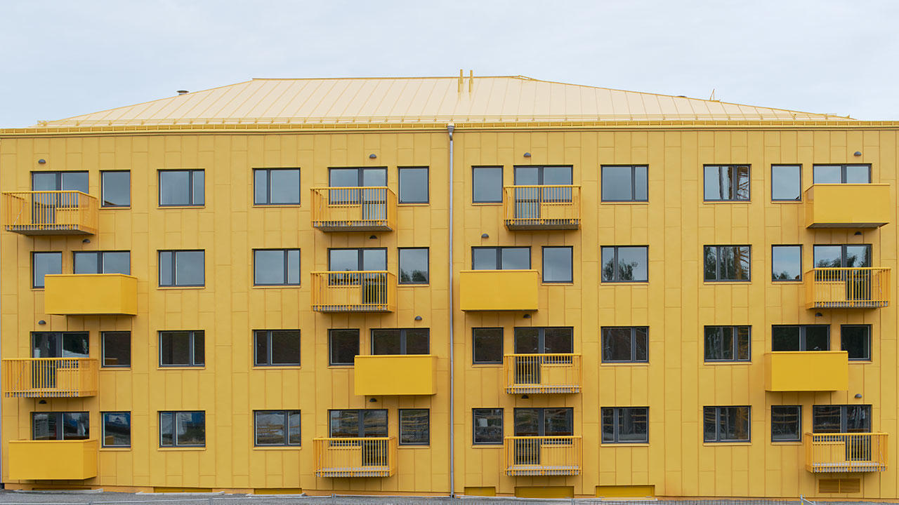Fjärilen with GreenCoat® façades