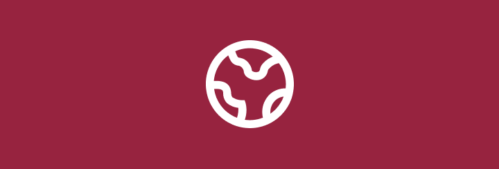 Icon of a globe to show expanded global market as a benefit of being a member of the Hardox in My Body customer program.