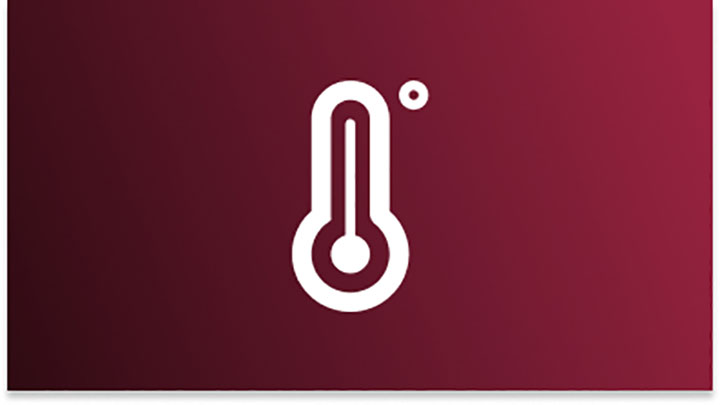 Graphic of a thermometer