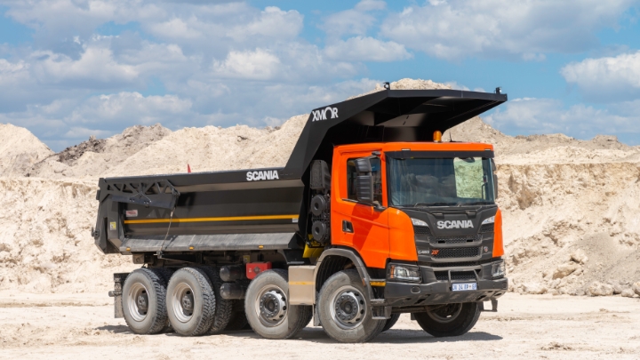 Hardox® In My Body certified tipper body manufactured by Transpec