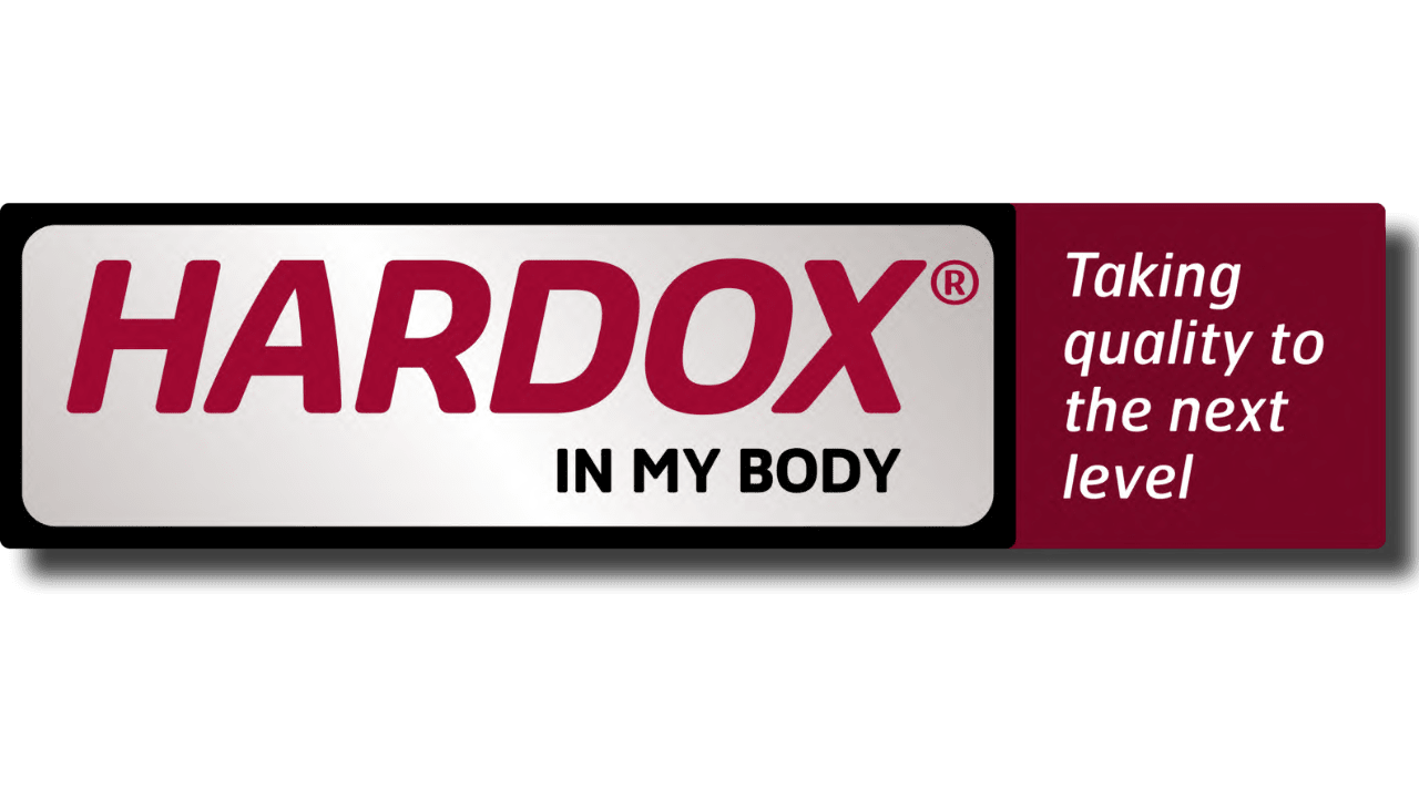 Наклейка «Hardox® in my body»