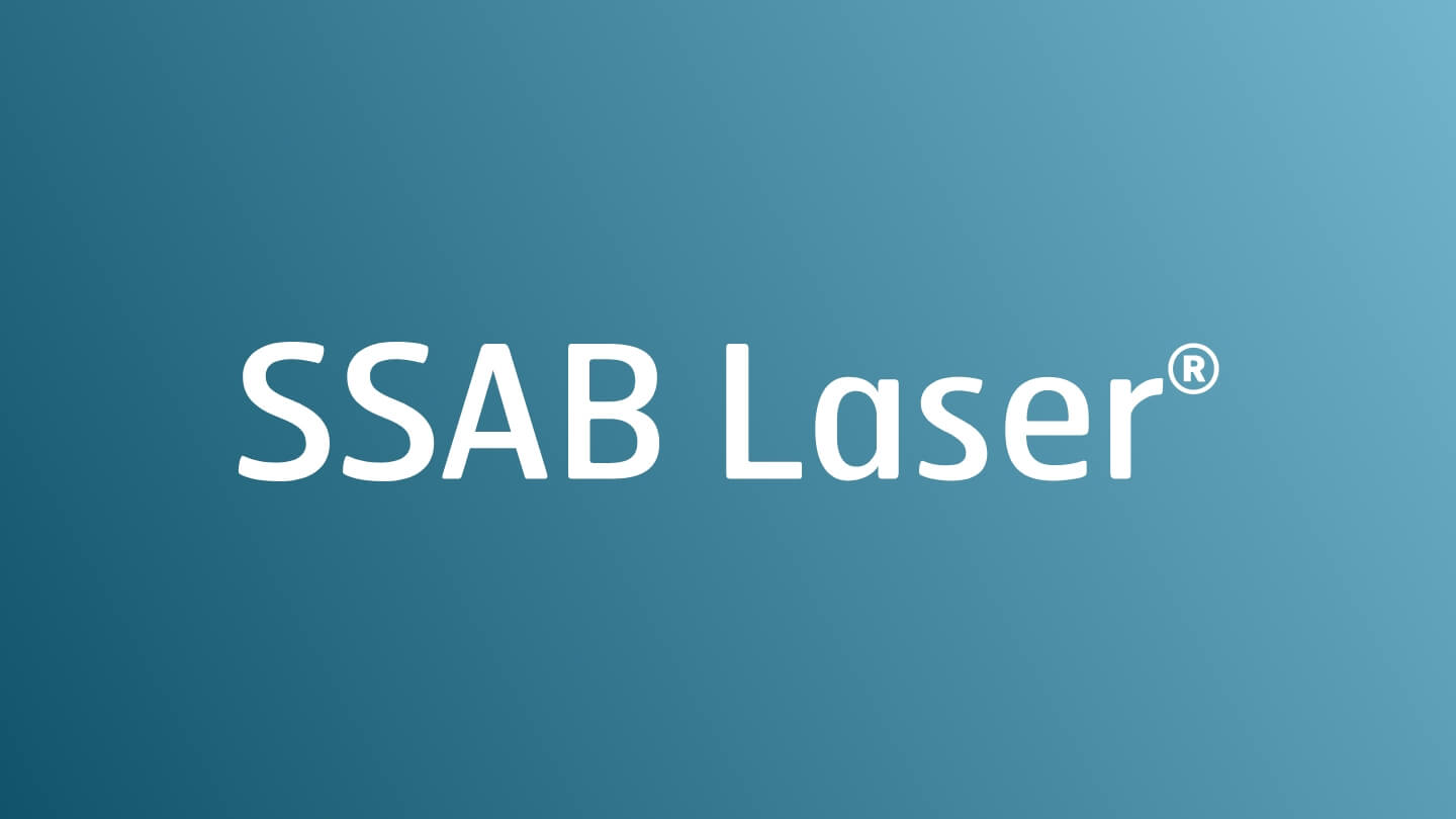 SSAB Laser 로고