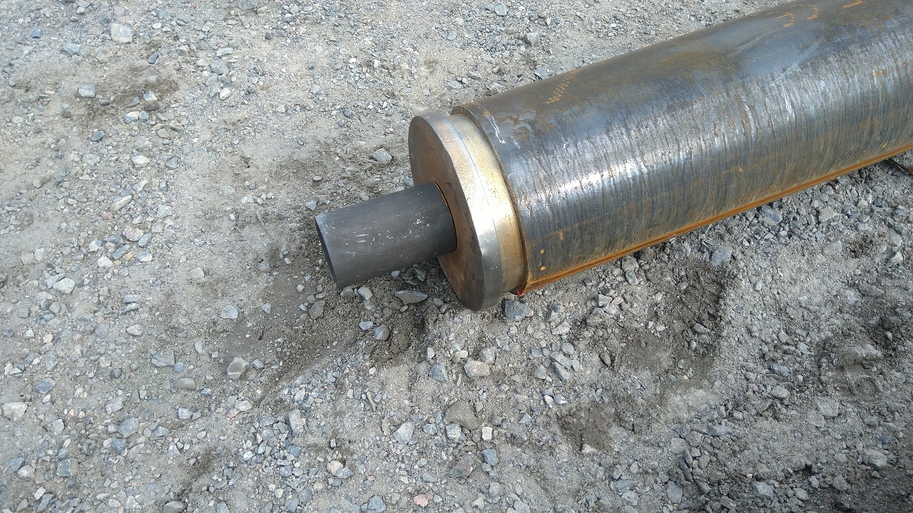 New rock shoe attached to pile pipe