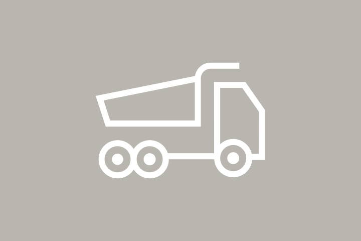 Um ícone de um caminhão basculante.
