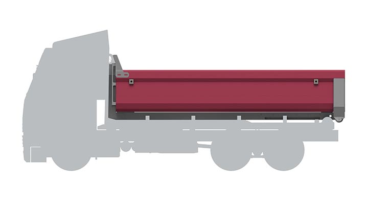 Illustration marking integrated top rails.