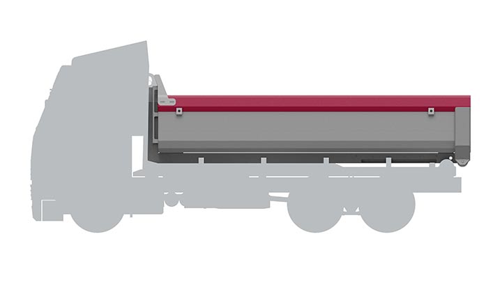 Illustration du marquage du rail supérieur.
