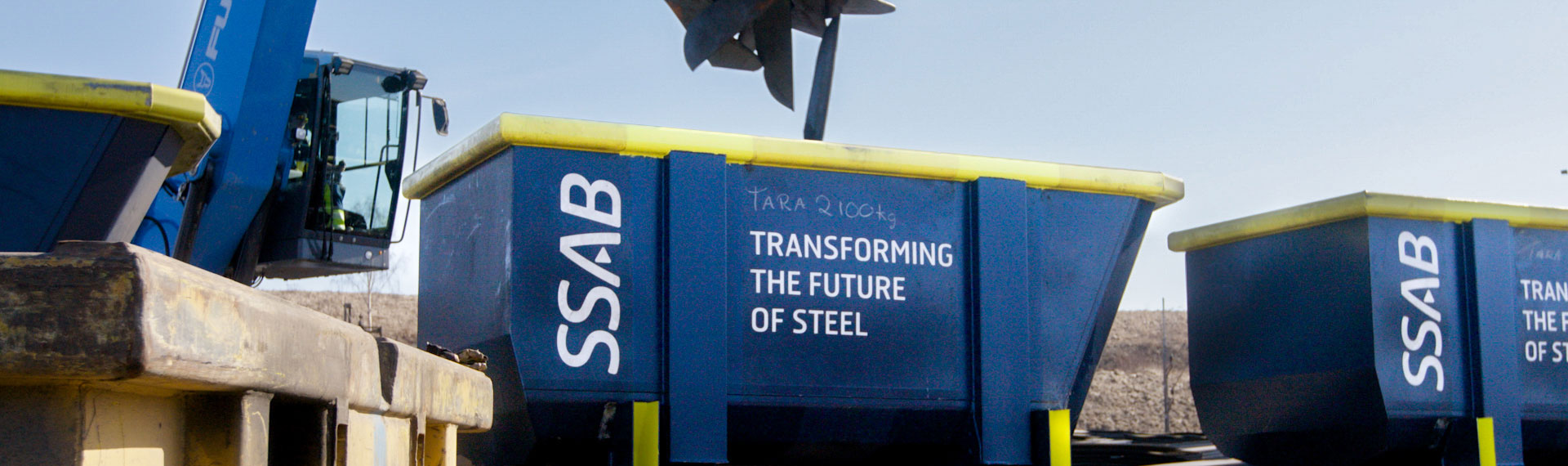 SSAB Scrap steel container
