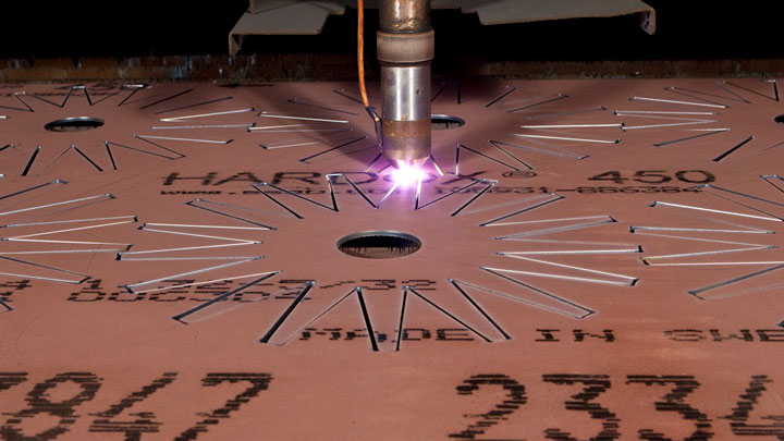 plasma cutting