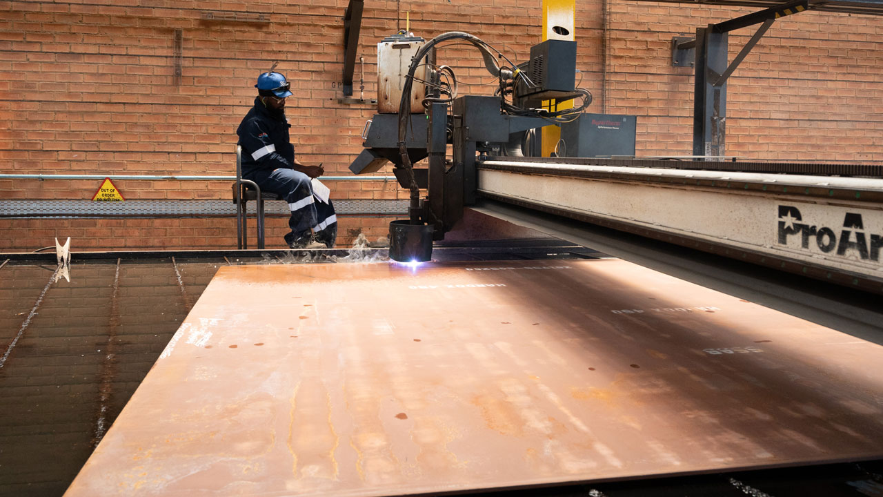 plasma cutting