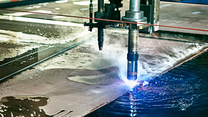 plasma cutting