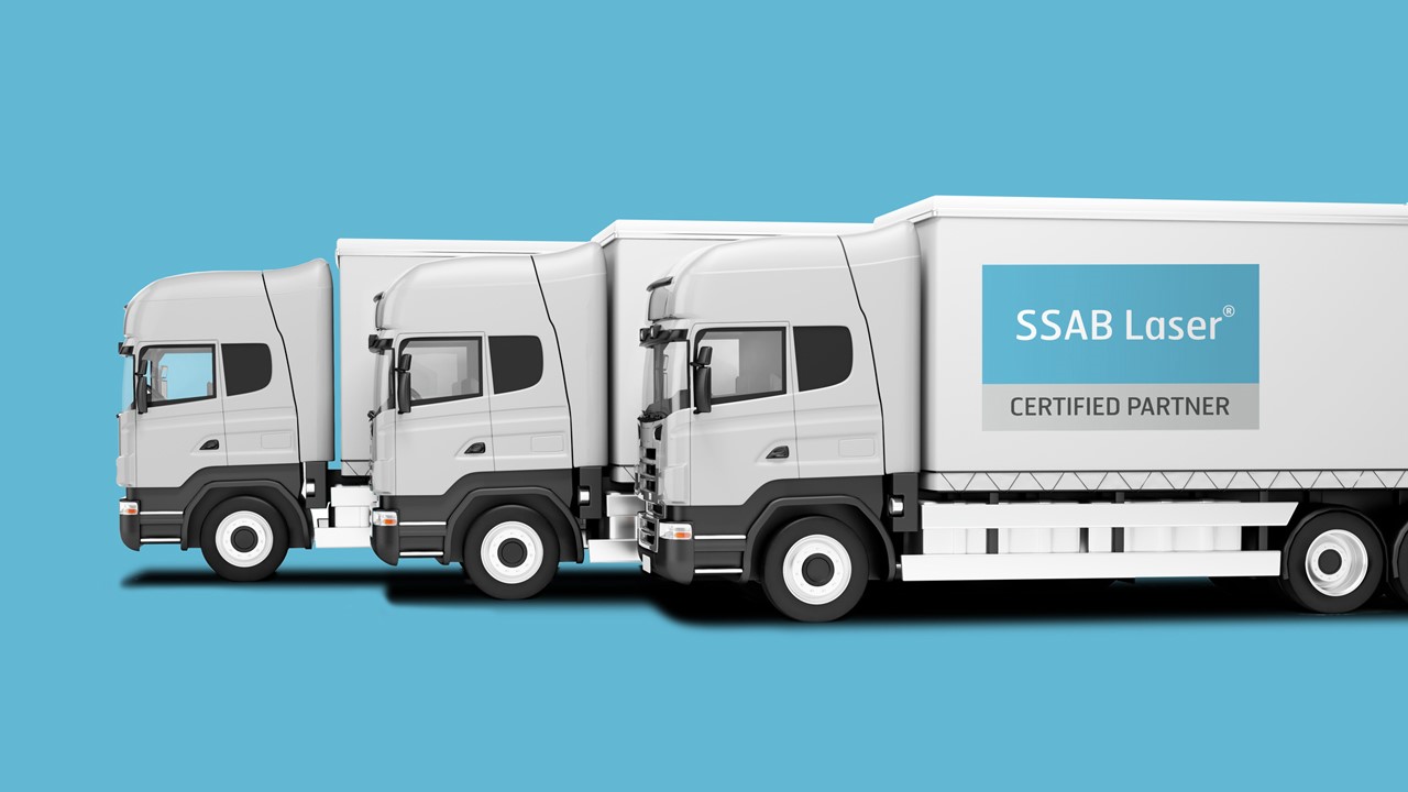 SSAB Laser Lkw