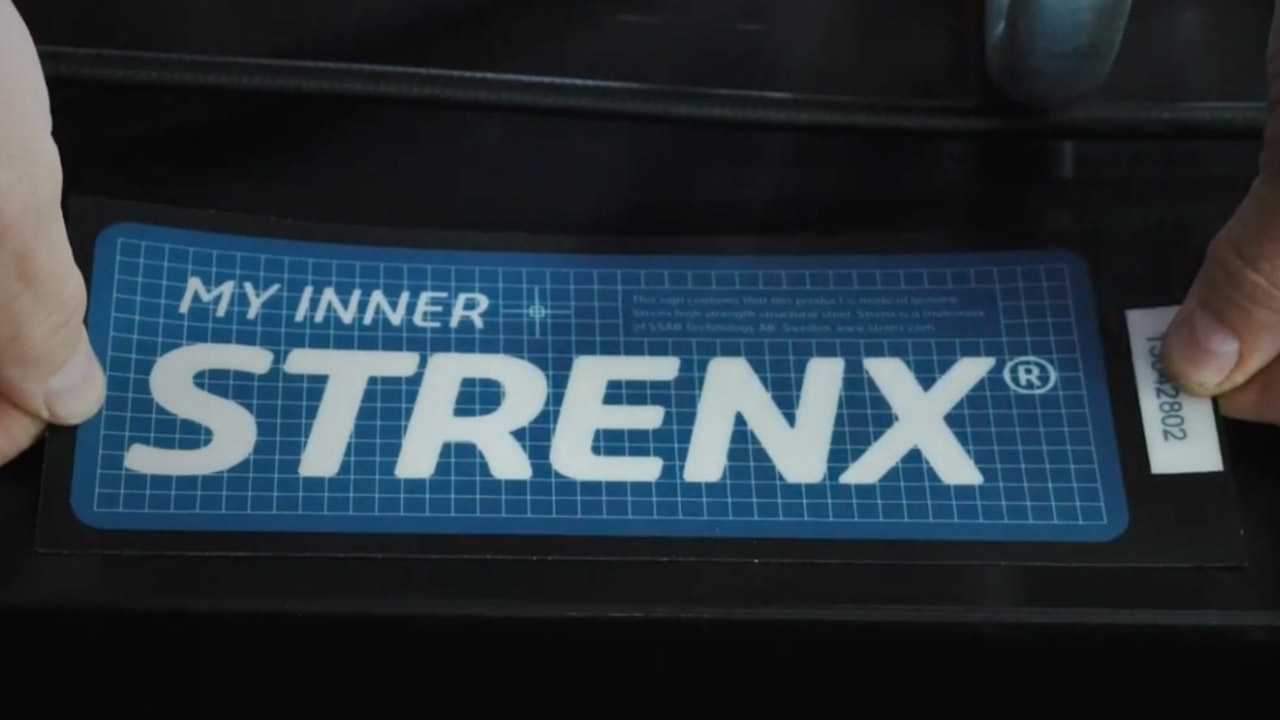 Strenx高性能鋼板で作られた開墾用機械。