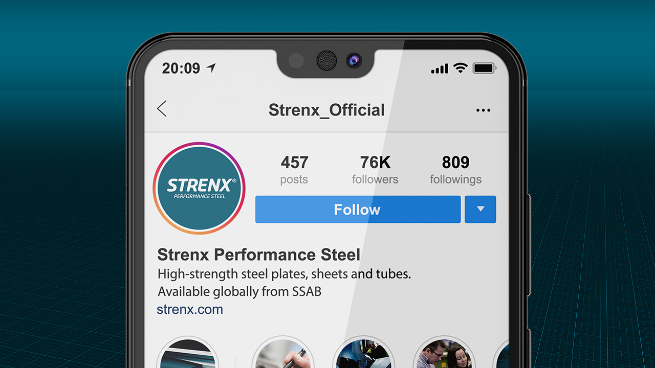 Lượt xem trên Instagram của trang web chính thức Strenx_Official