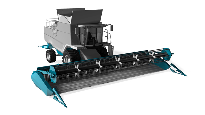 Strenx®高性能鋼板を使用した収穫機