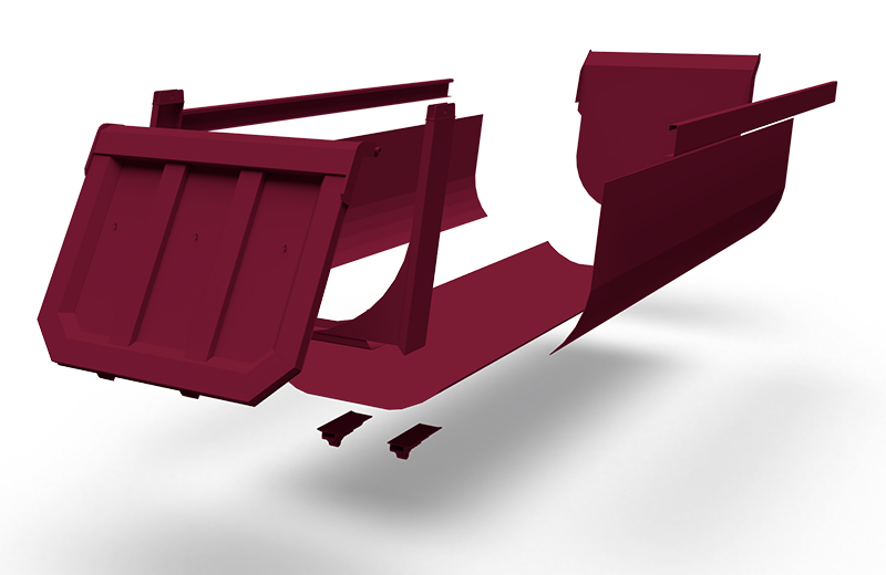 Benefits of U-shape over box tipper shape - SSAB image.