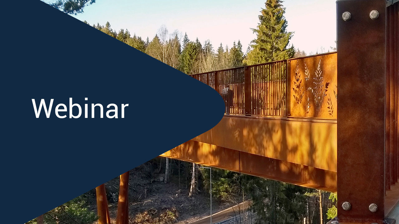 Webinar: Why thermo-mechanically rolled weathering steel for bridge construction?