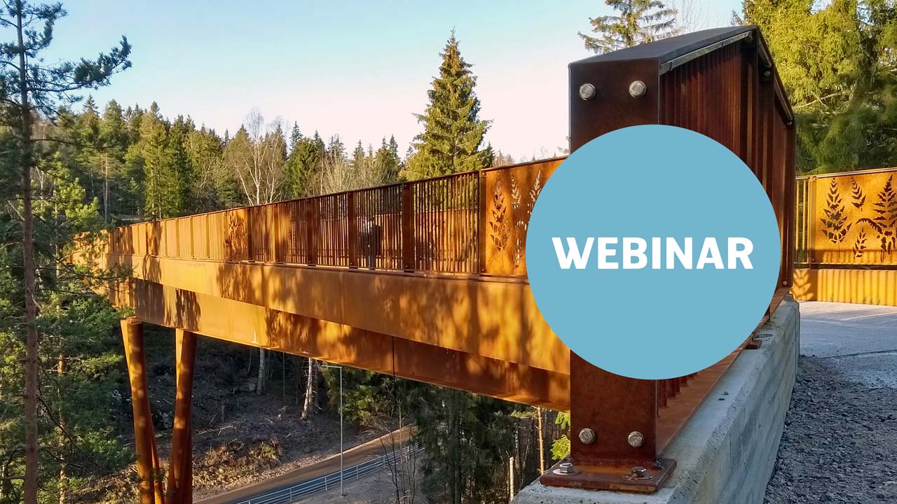 webinaire sur un pont en acier auto-patinable