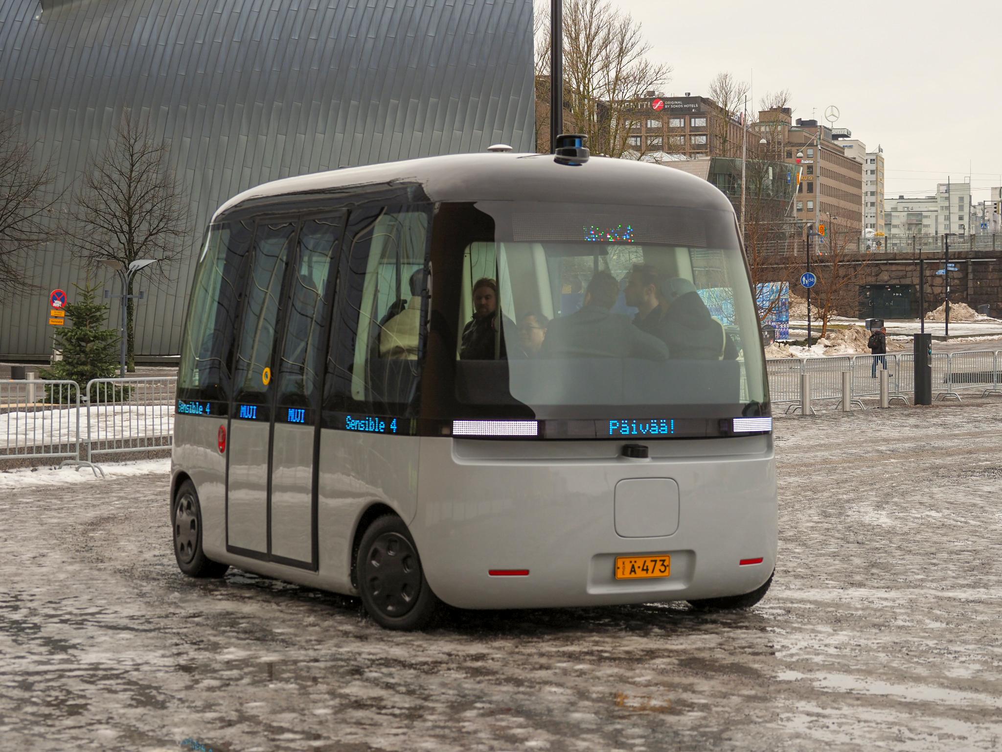 SSABs Docol®-stål i Gacha robotbussar för alla väder