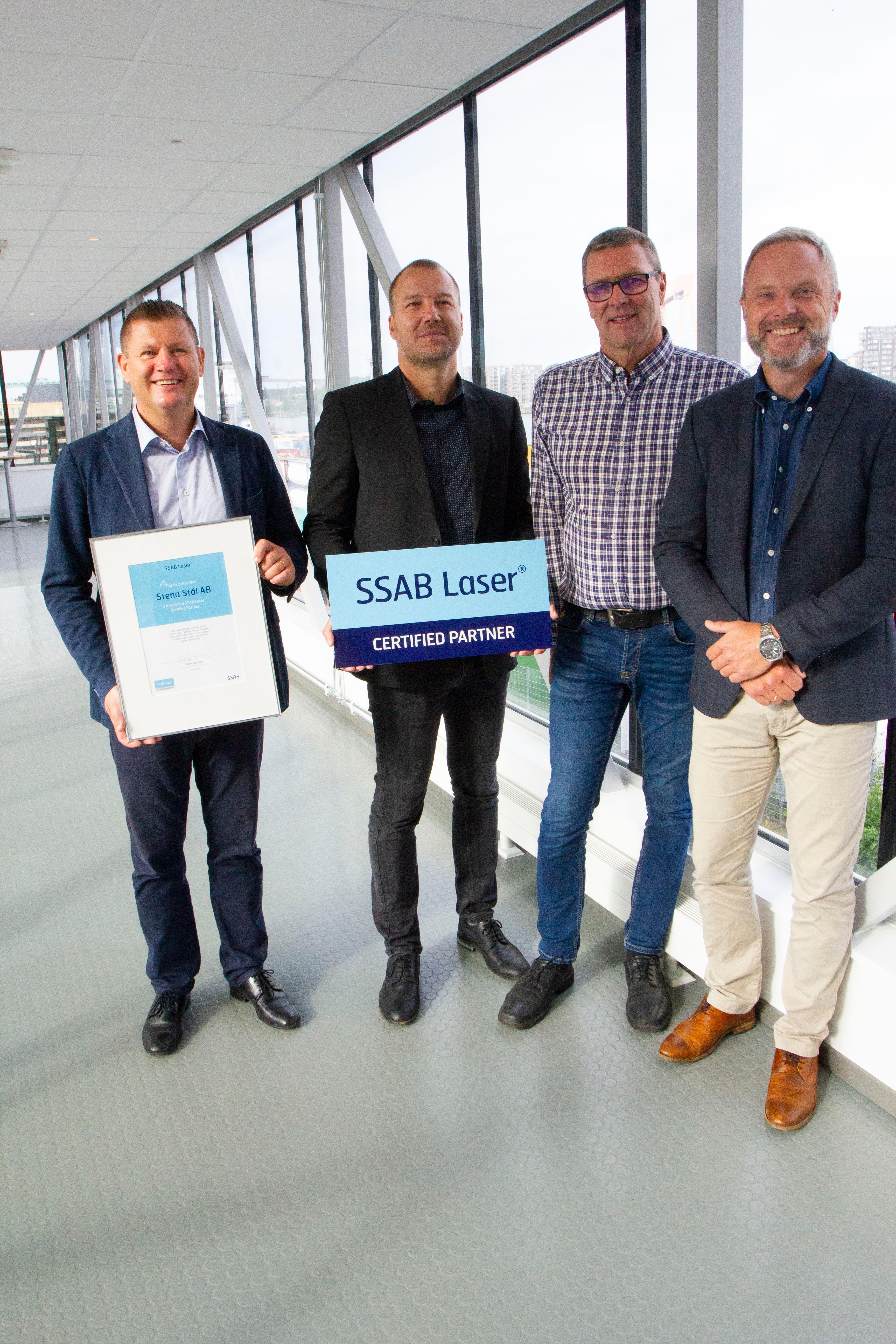 SSAB utser Stena Stål till certifierad Laser Partner