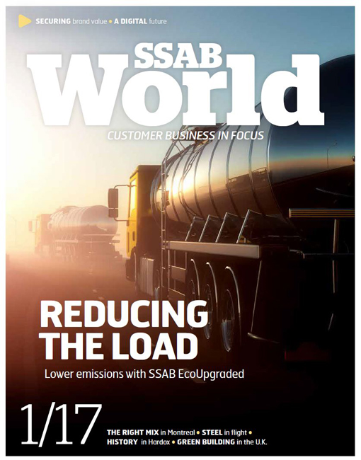 SSAB World 1-2017 cover