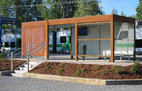 SSAB delivered COR-TEN steel and Ruukki Liberta panels to Iittala Art Station
