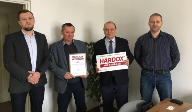 MJM z certyfikatem Hardox Wearparts